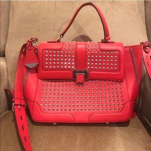 Rebecca Minkoff Red studded bag - Elle Large
